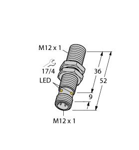 电感式传感器 BI4-M12-VN6X-H1141图片