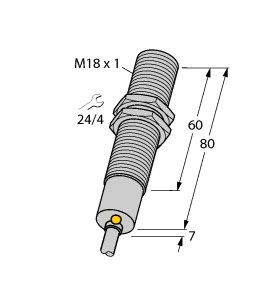 电感式传感器 BI5-M18-AZ3X/S120图片