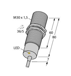 电感式传感器 BI10-M30-AZ3X/S120图片