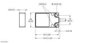 电感式传感器 BI7-Q08-VP6X2-0.3-RS4.4图片