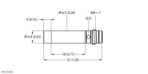 电感式传感器 NI3-EH6.5K-AN6X-V1131图片