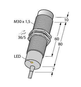 电感式传感器 NI15-M30-AP6X/S120图片