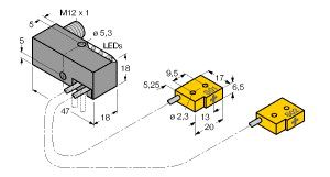 电感式传感器 NI2-Q6.5-AP6-0.1-FS4.4X3/S304图片
