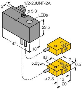电感式传感器 NI2-Q6.5-ADZ32-0.16-FSB5.4X4/S304图片