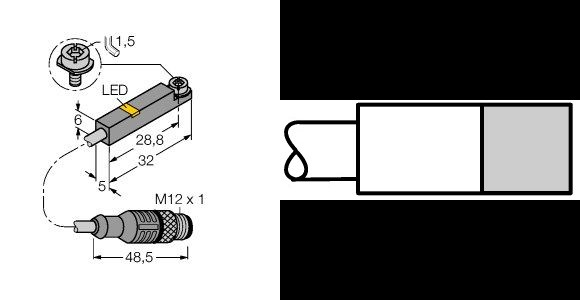 磁感应传感器 BIM-INT-Y1X-H1141图片