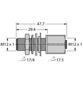 执行器/传感器电缆附件 FK-FS4.4/M12图片