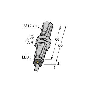 电感式传感器 BI2-M12-RDZ31X 7M图片