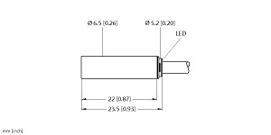 电感式传感器 BI2-EH6.5K-AN6X图片