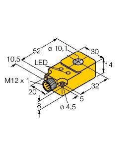 电感式传感器 BI10R-Q14-AN6X2-H1141图片