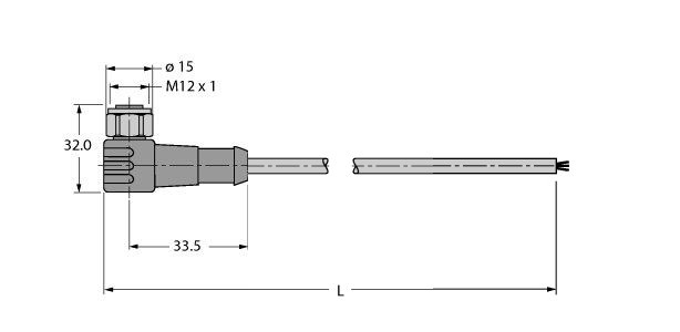 用于总线系统的总线电缆 WKCV-FBY48BK-2M/5D图片