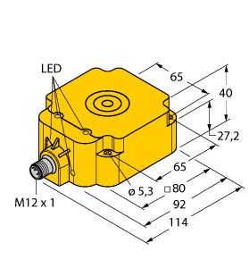 电感式传感器 NI75U-Q80-AP6X2-H1141图片