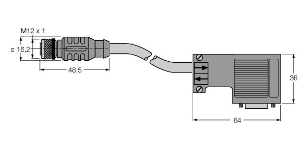 PROFIBUS线缆 RKSW-D9T451-20M图片