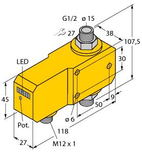 流量报警 FCI-D15A4P-ARX-H1140图片