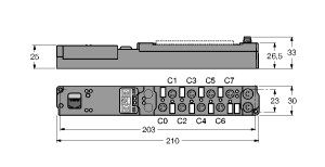 用于Modbus TCP的piconet耦合模块 SENL-0404D-0003图片