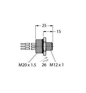 现场总线系统的附件 FSV 49-0.3M/M20/C1117图片