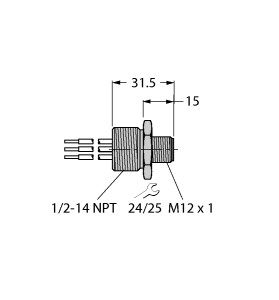 现场总线系统的附件 FSV 49-0.3M/14.5/C1117图片