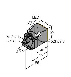 电感式传感器 NI50U-QV40-AN6X2-H1141图片