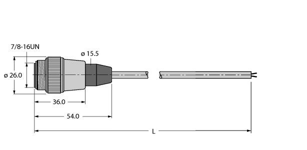 电源线缆 RSM 20-10M图片