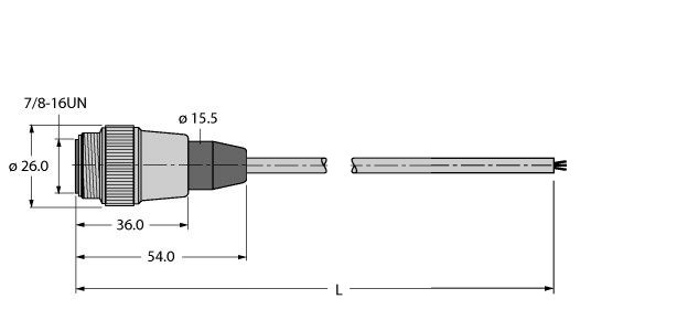 用于总线系统的总线电缆 RSV-FBY48BU-10M/5D图片
