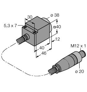 电感式传感器 NI25-CQ40/S1102 10M图片
