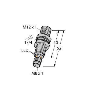 电感式传感器 BI4U-M12-AN6X-V1131图片