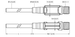 温度检测 TTM150C-206A-CF-LI6-H1140-L400-50/150°C图片