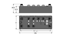 BL compact 多协议主站用于工业以太网 BLCEN-6M12LT-2AO-I-8XSG-P图片