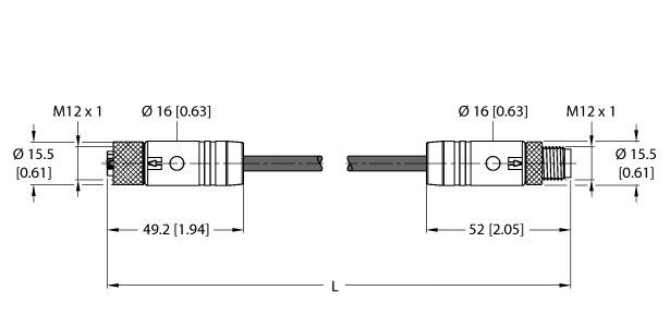 M12电源线 RKP46PSB-10-RSP46PSB/TXL图片