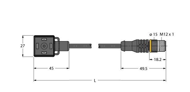 Ventilstecker VAS22-S80E-0.3-RSC5.31T/TEL图片