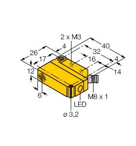 电感式传感器 BI5U-Q12-AN6X2-V1131图片