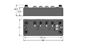 适合DeviceNet的BL Compact现场总线站点 BLCDN-4M12LT-2AO-I-2AO-I图片