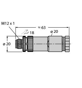 用于传感器和执行器的附件 VBBS8141-0图片