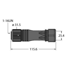 1”圆型接插件 B7181-0/21图片