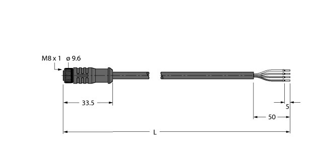 耐高温执行器和传感器电缆 HT-SKP4-5/S2430图片