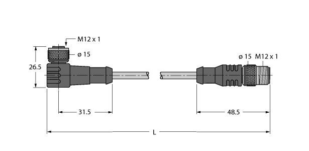 BLident线缆 经济型 WK4.5T-5-RS4.5T/S2503图片