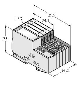 EtherCAT 的 IP20套装 TI-BL20-E-EC-S-8图片