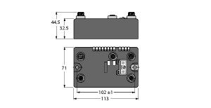 BL compact 多协议主站用于工业以太网 BLCEN-1M12MT-1CNT-ENC图片
