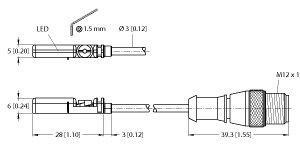 磁感应传感器 BIM-UNT-AP6X-0.3-RS4/3GD图片