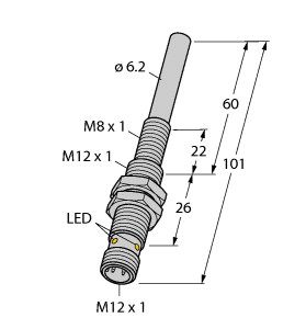 磁场传感器 NIMFE-M12/6.2L101-UN6X-H1141图片