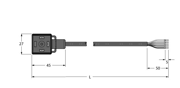A型阀式接插件 VAS04-K81E-2/TEL图片
