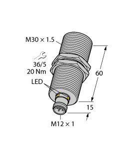 超声波传感器 RU300U-M30E-LI8X2-H1151图片