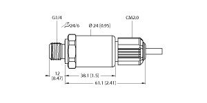 压力变送器 PT250R-2004-I2-CM2.0/O图片