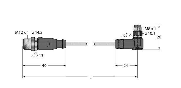 工业用以太网线 RSSD-PSWS4M-4414-5M图片