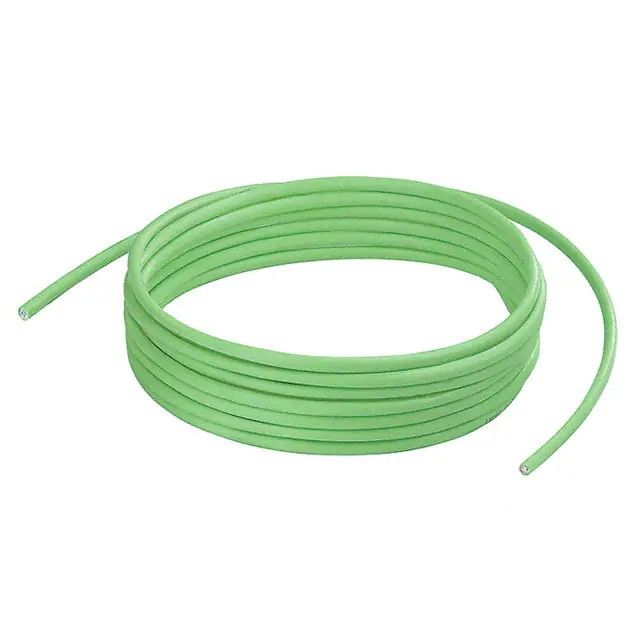 8(4 对双绞线)芯多线对，Cat5 线缆绿色 24 AWG 箔，编织线 328.1'(100.0m) 8813150000图片