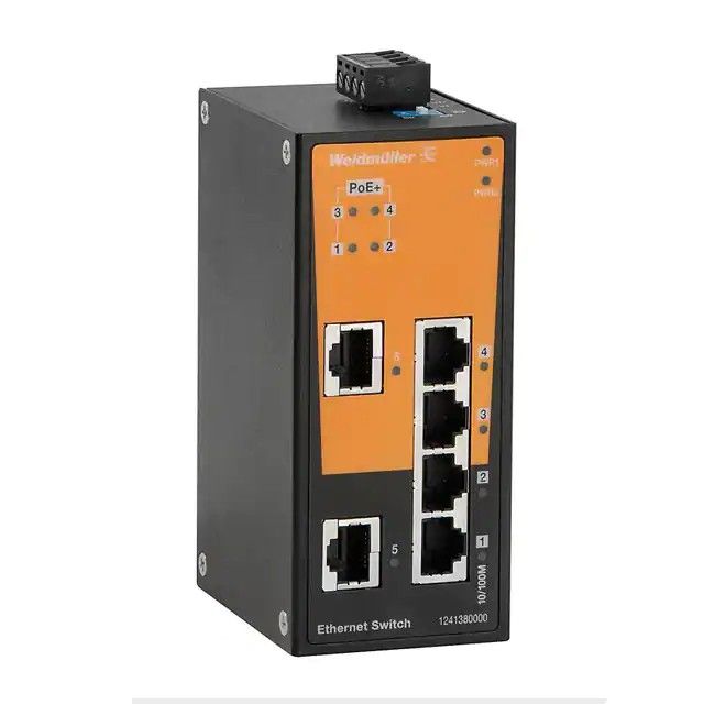 网络交换机-非托管型 6 个端口 IP30 1241380000图片