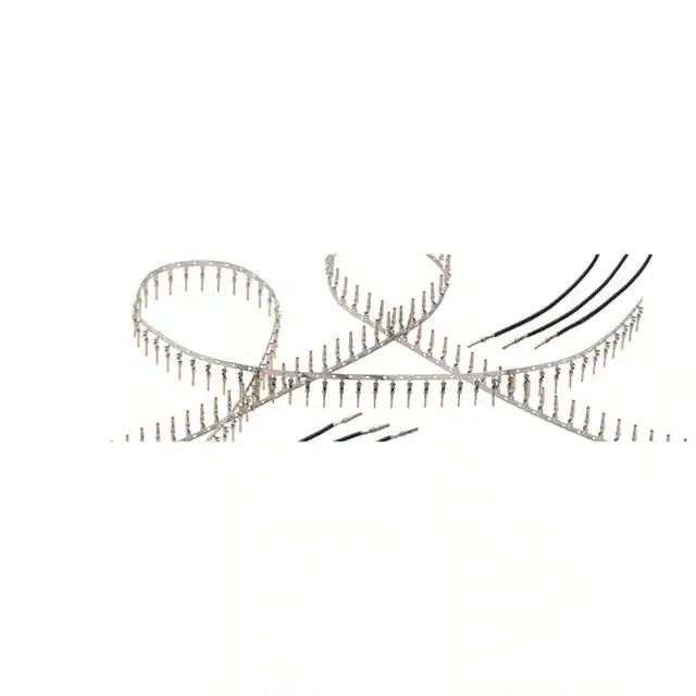 D-Sub 触点公形引脚镀金 20-24 AWG 压接带印记 09670008157图片
