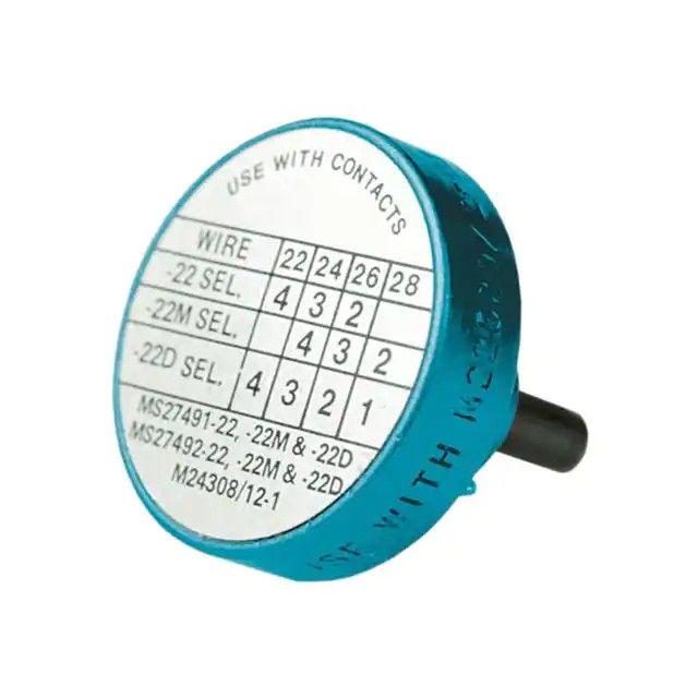 工具定位器用于圆形触点，24-28 AWG 09990000525图片