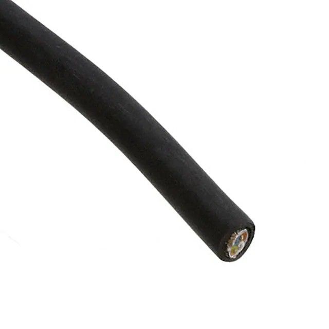 4(2 对双绞线)芯多线对，Cat5 线缆黑色 22 AWG 箔，编织线 328.1'(100.0m) 09456000105图片
