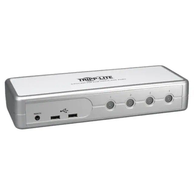 KVM SWITCH DVI USB W/AUDIO CABLE B004-DUA4-K-R图片