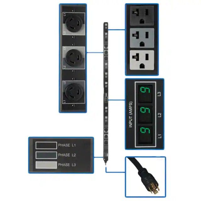 PDU 3-PHASE METERED 208/120V PDU3MV6L2120B图片